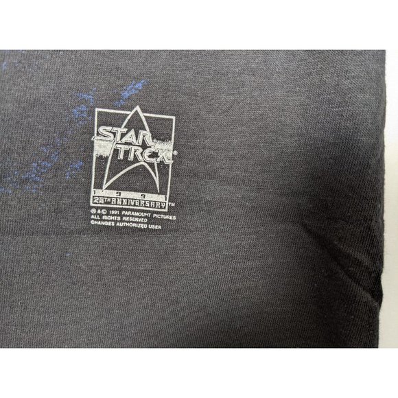 Vintage Star Trek 1991 Paramount Pictures 25th Anniversary graphic Tshirt size L - Picture 3 of 6